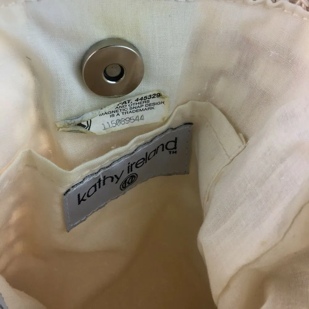 Kathy Ireland Knit Crossbody Purse Casual Handbag Woven with Keychain u - Image 6