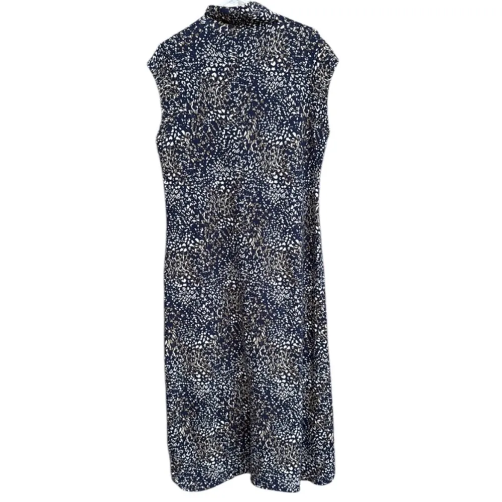 Like New Garnet Hill Sleeveless Stretch Midi Dress Size Large - Image 10