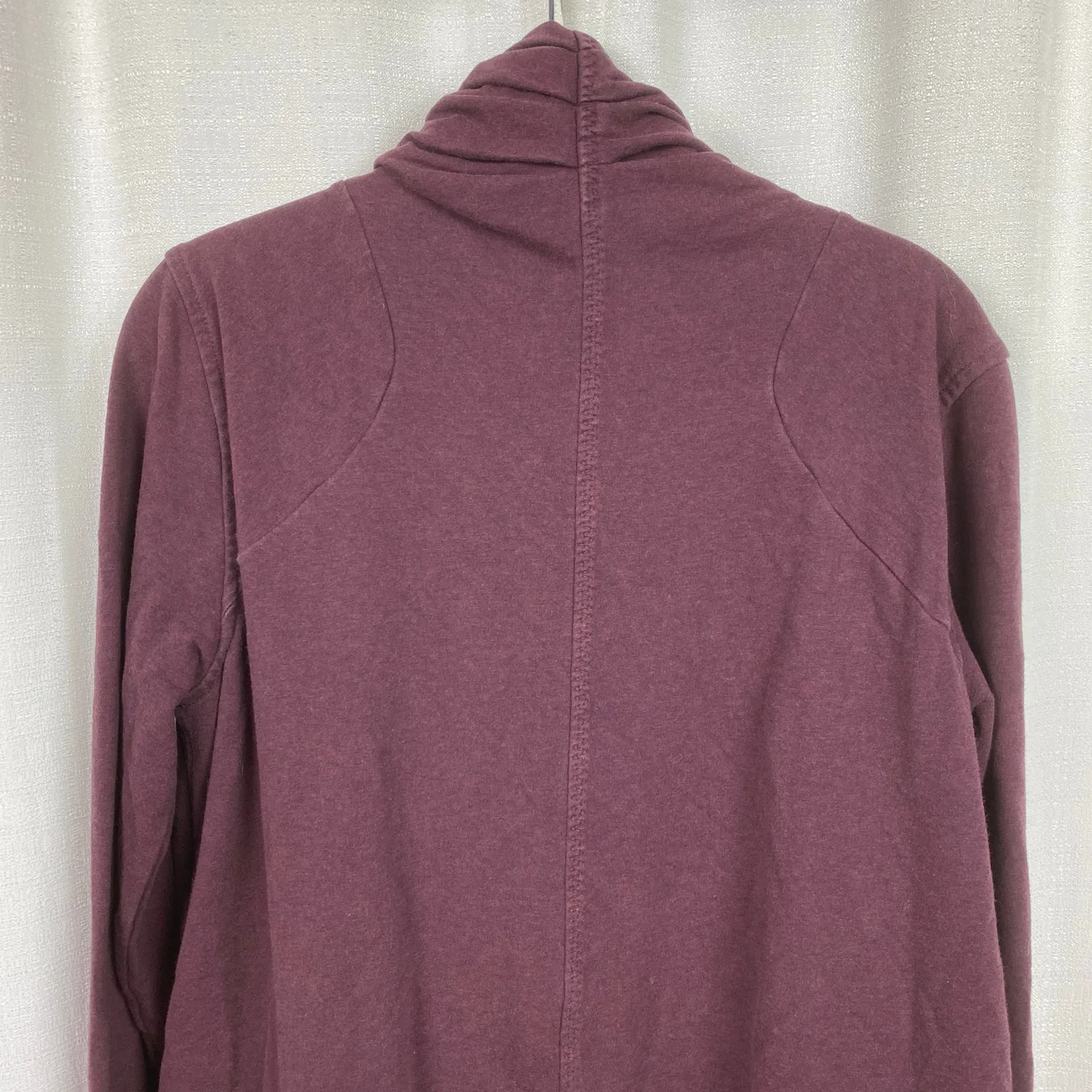 Lululemon  Heathered Bordeaux That’s A Wrap Button Jacket Sz.10 - Image 12