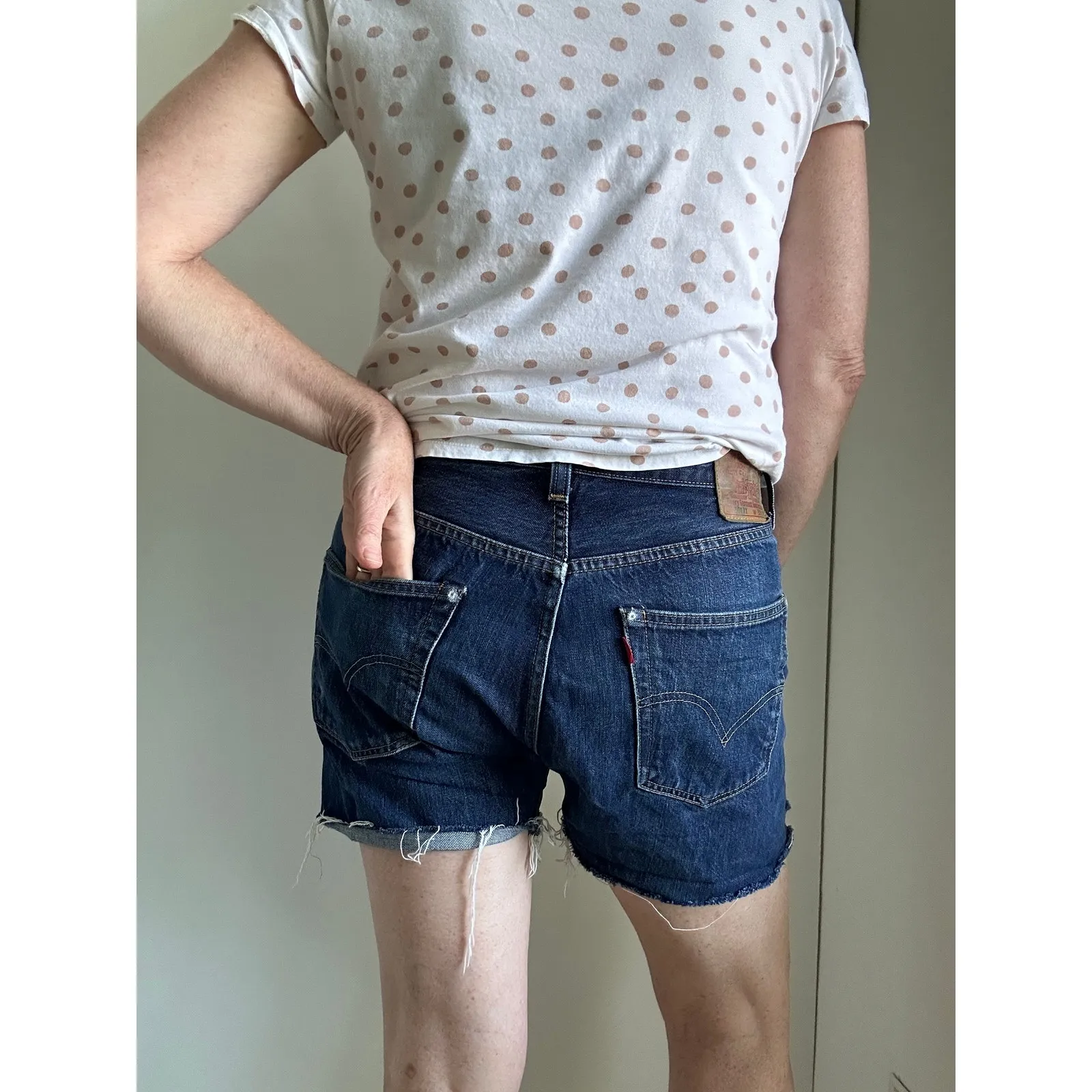 Levi's Vintage 501 XX Denim Cut Off Shorts Size 30" Selvage Big E ReSummer - Image 11