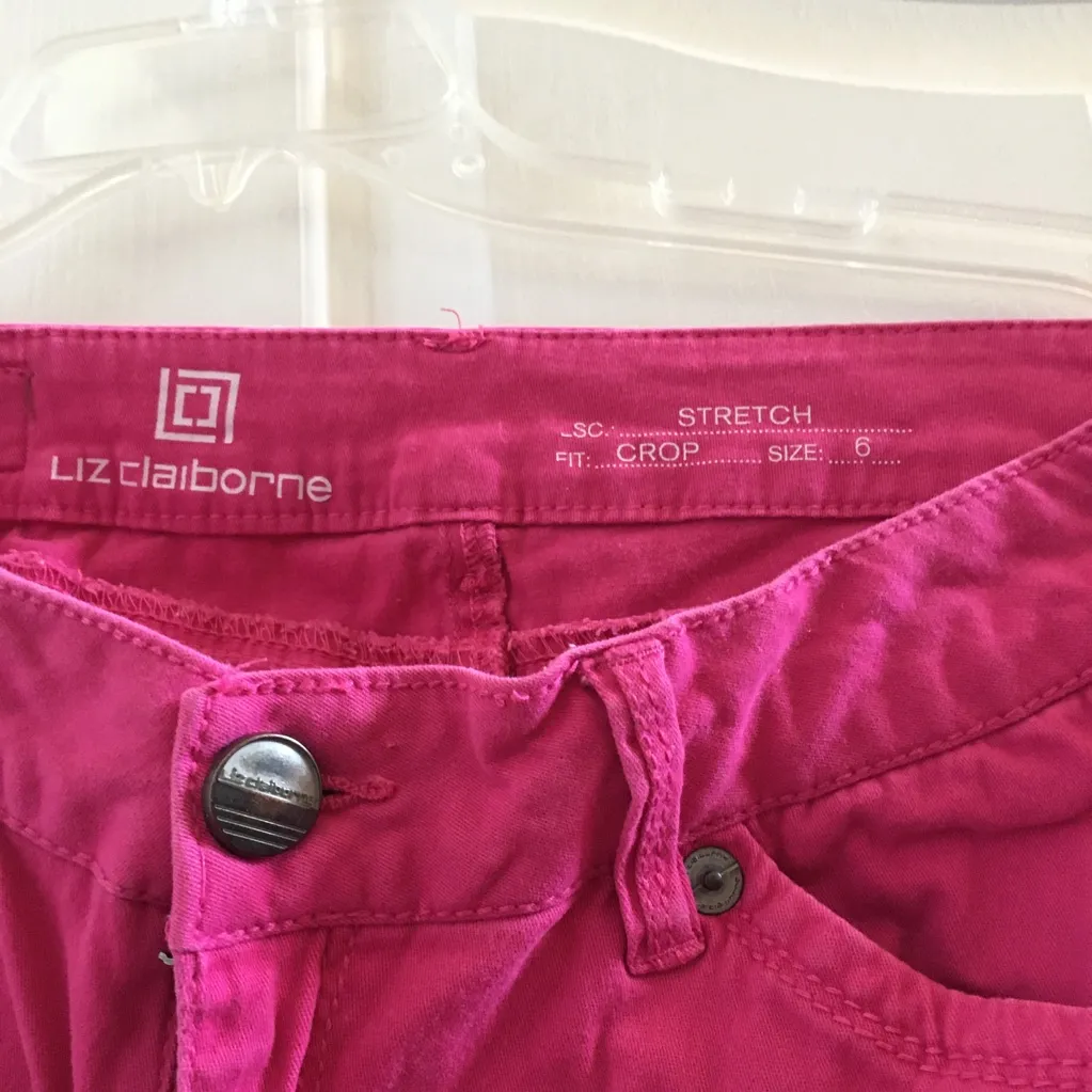FINAL MARKDOWN Ladies Liz Claiborne cropped slacks 6 - Image 3