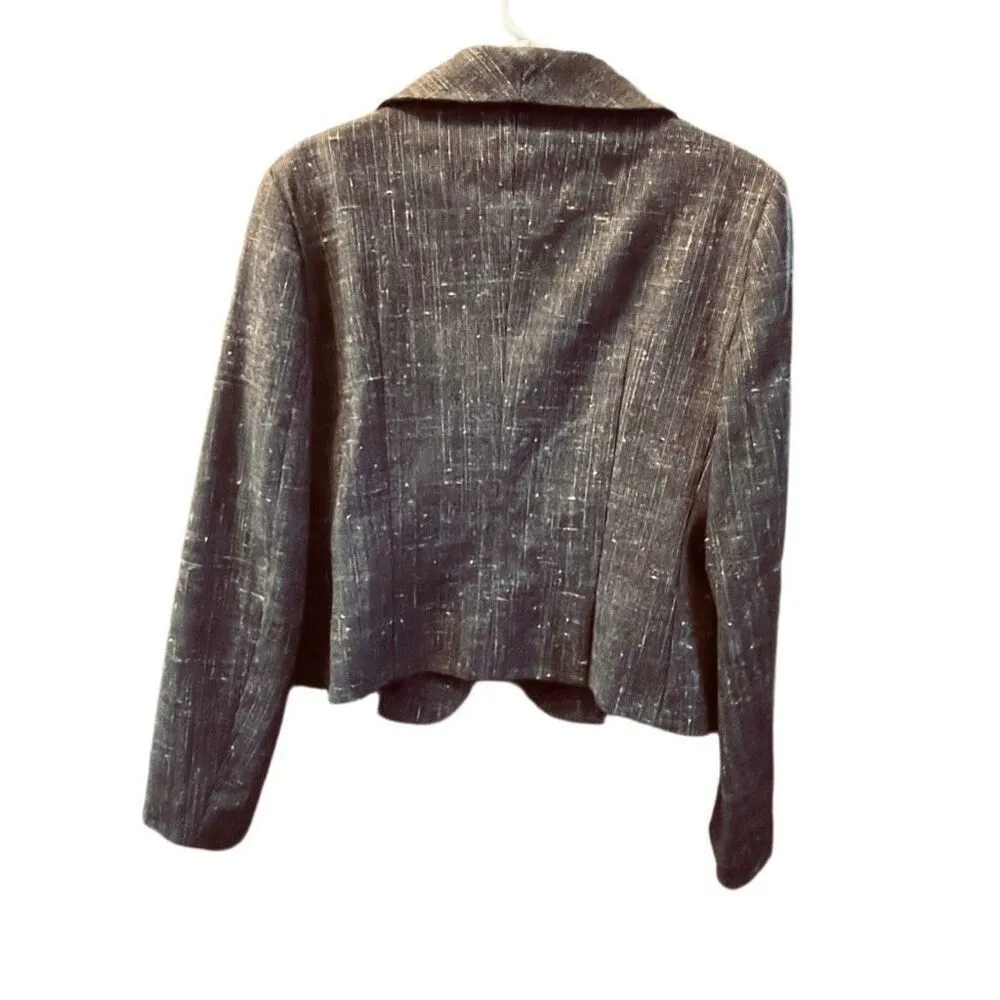 Benetton Italy Brown Tweed jacket size 12 (48) Brown - Image 2