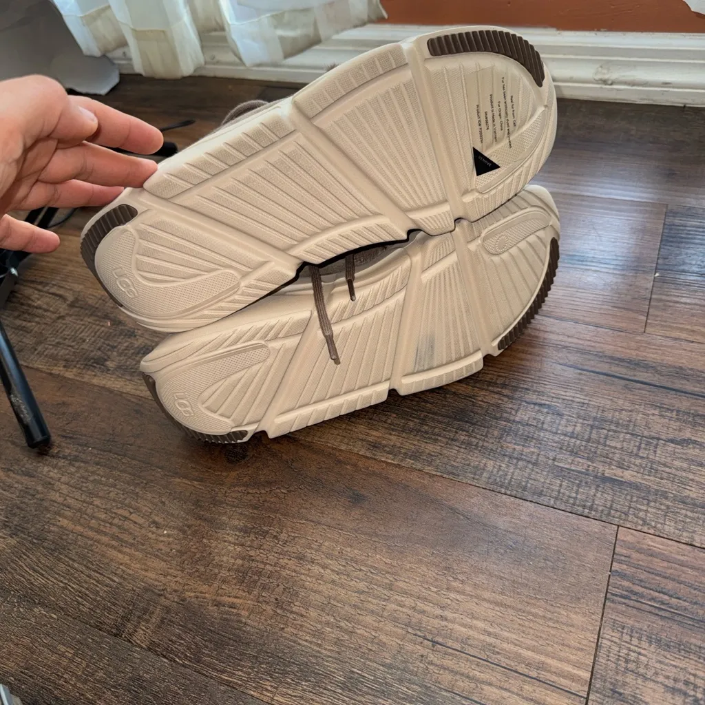 UGG Brown Suede and cow hair Women's Sneakers - Image 5