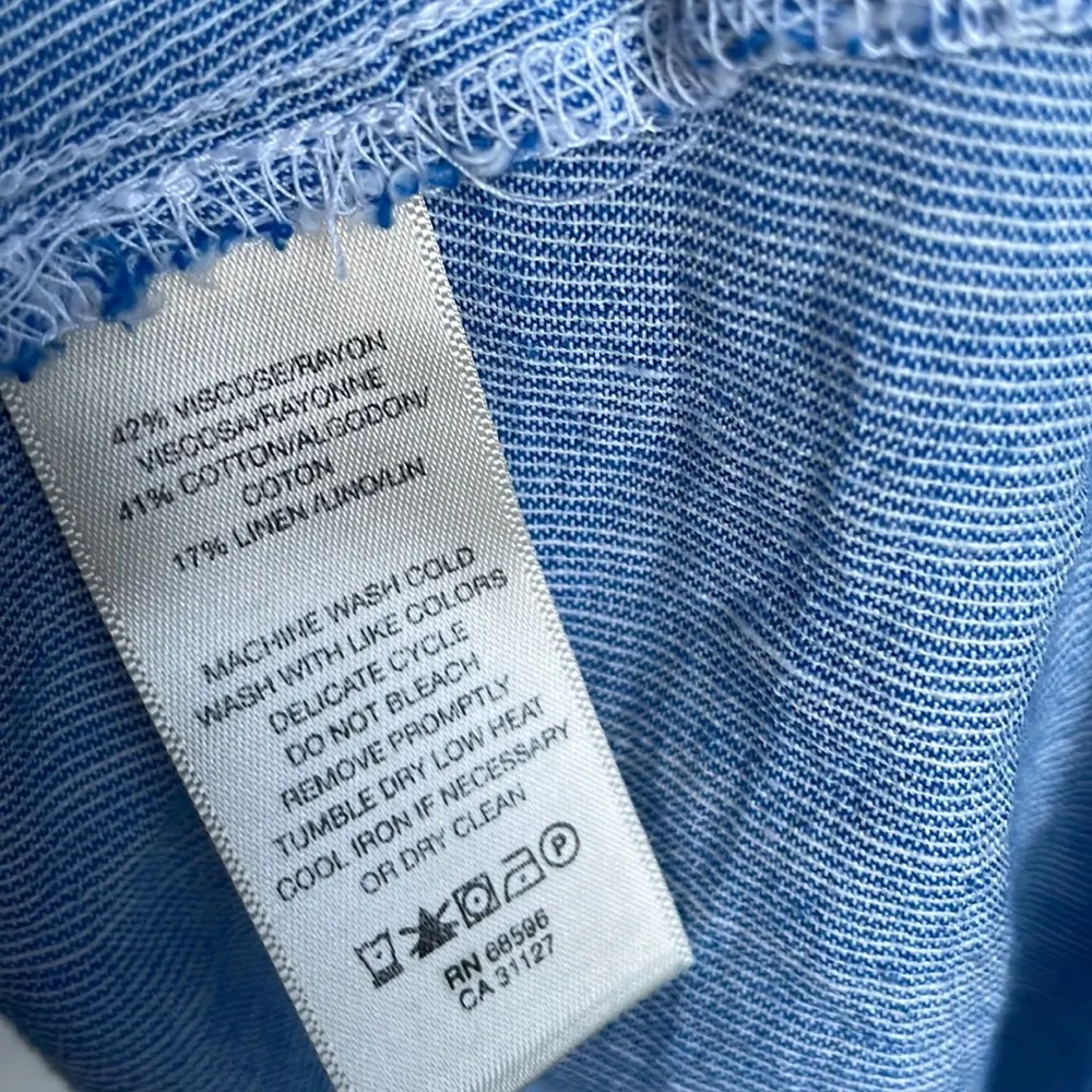 DKNY cute denim blue cotton tank Size XS - Image 5