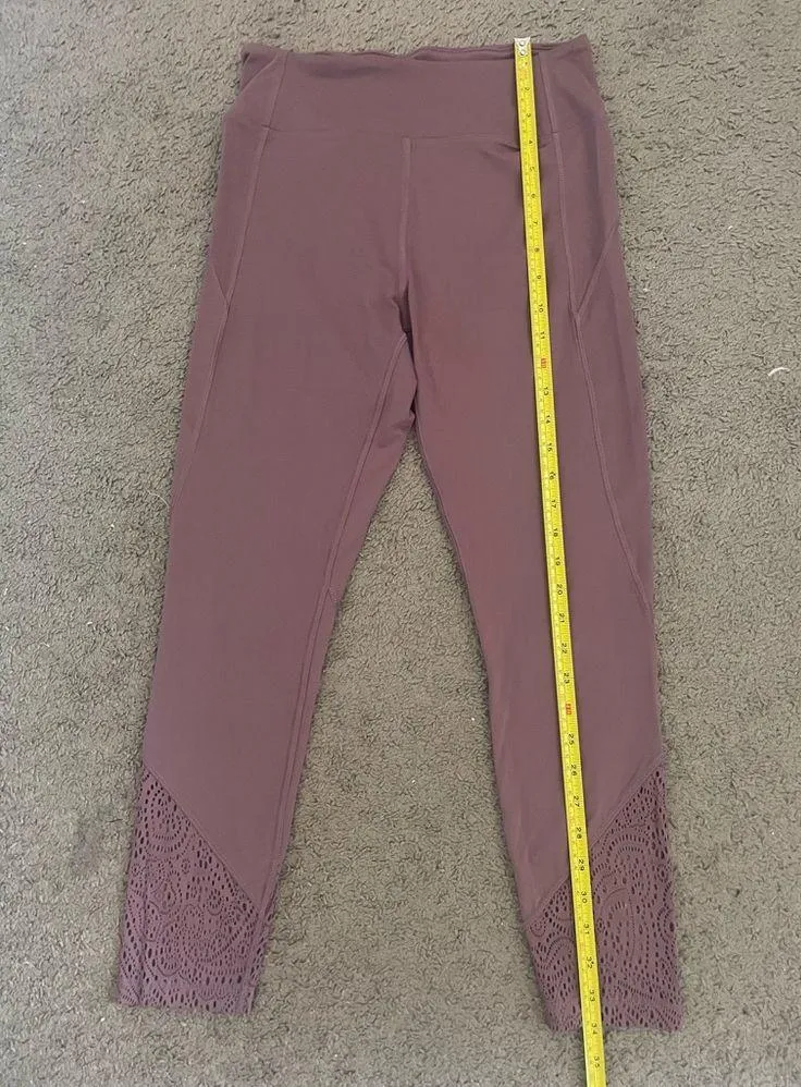 Victoria’s Secret PINK Sport Activewear Lace Leggings, High Waist 7/8 Ankle - Image 11