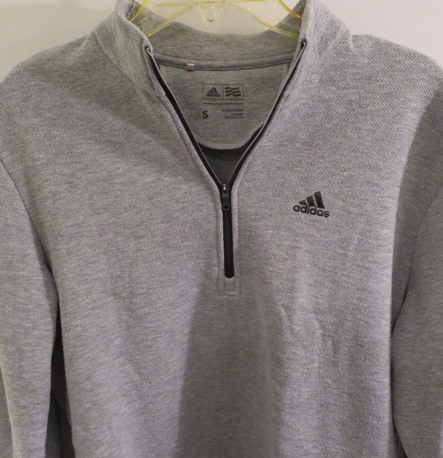 Adidas Grey Quarter Zip - Image 2