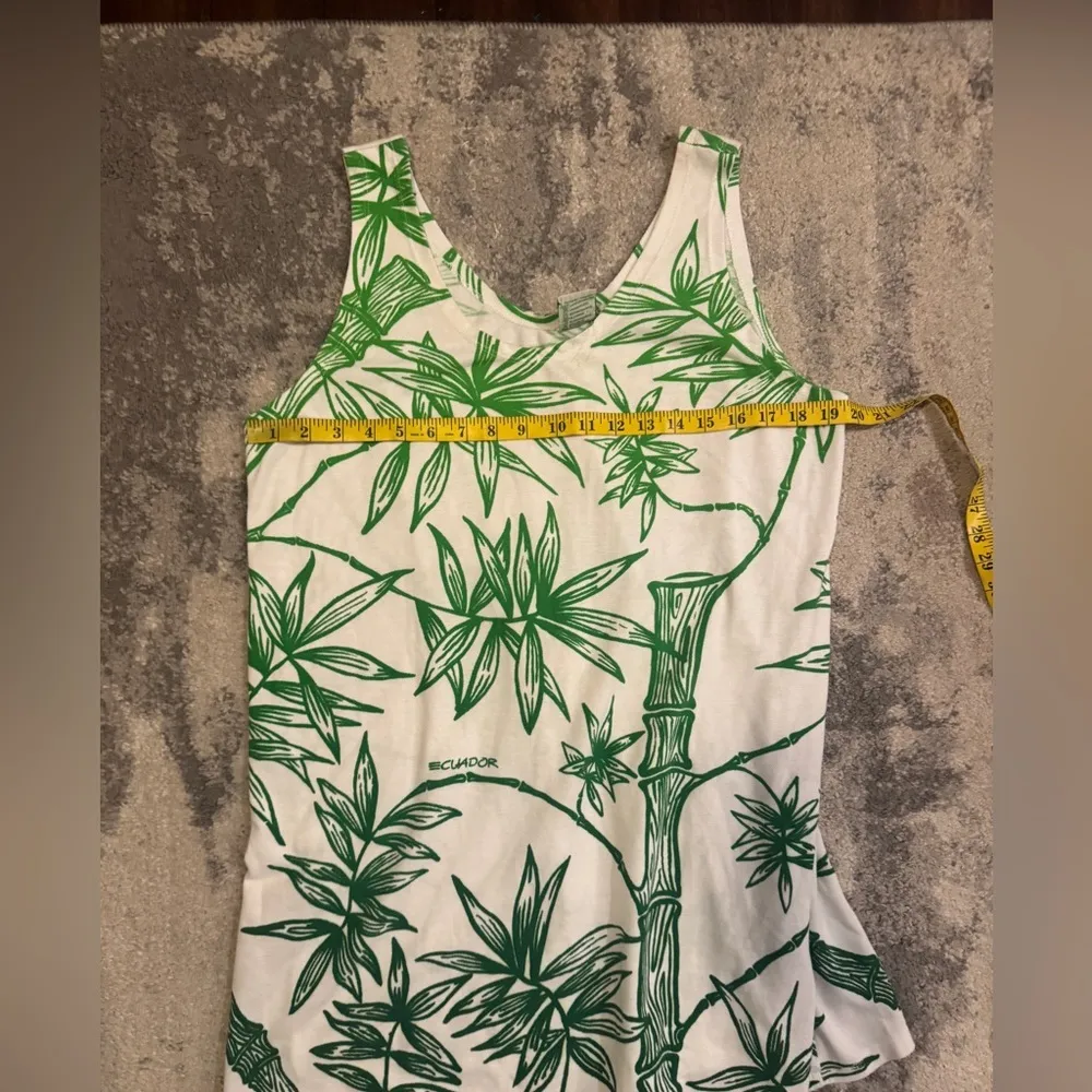 Source Unknown Linea Verde Green Leaf Print Women's Dress - Image 4