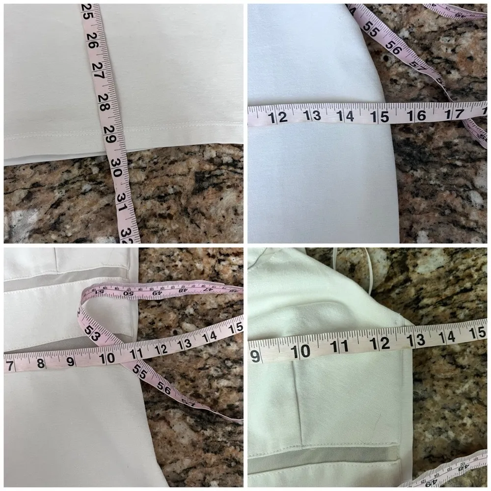 Vintage Y2K GUESS White Bodycon Mini Dress Mesh Cut-Out Sexy Party XS Holiday - Image 6