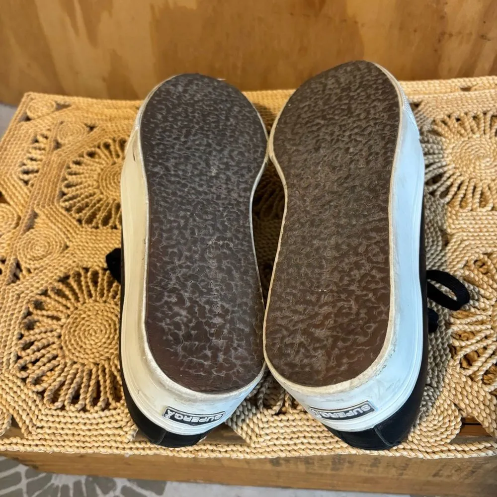 Superga 2790 Tank Black Platform Sneaker Sz 10 - Image 4