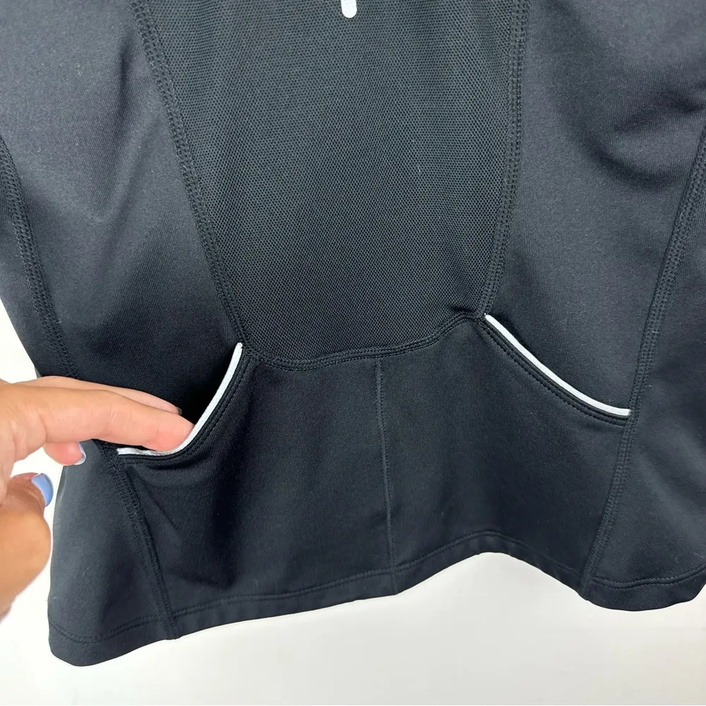 Nike Womens Athletic Tank Sz Small Black Dri Fit Long Sport Top - Image 11