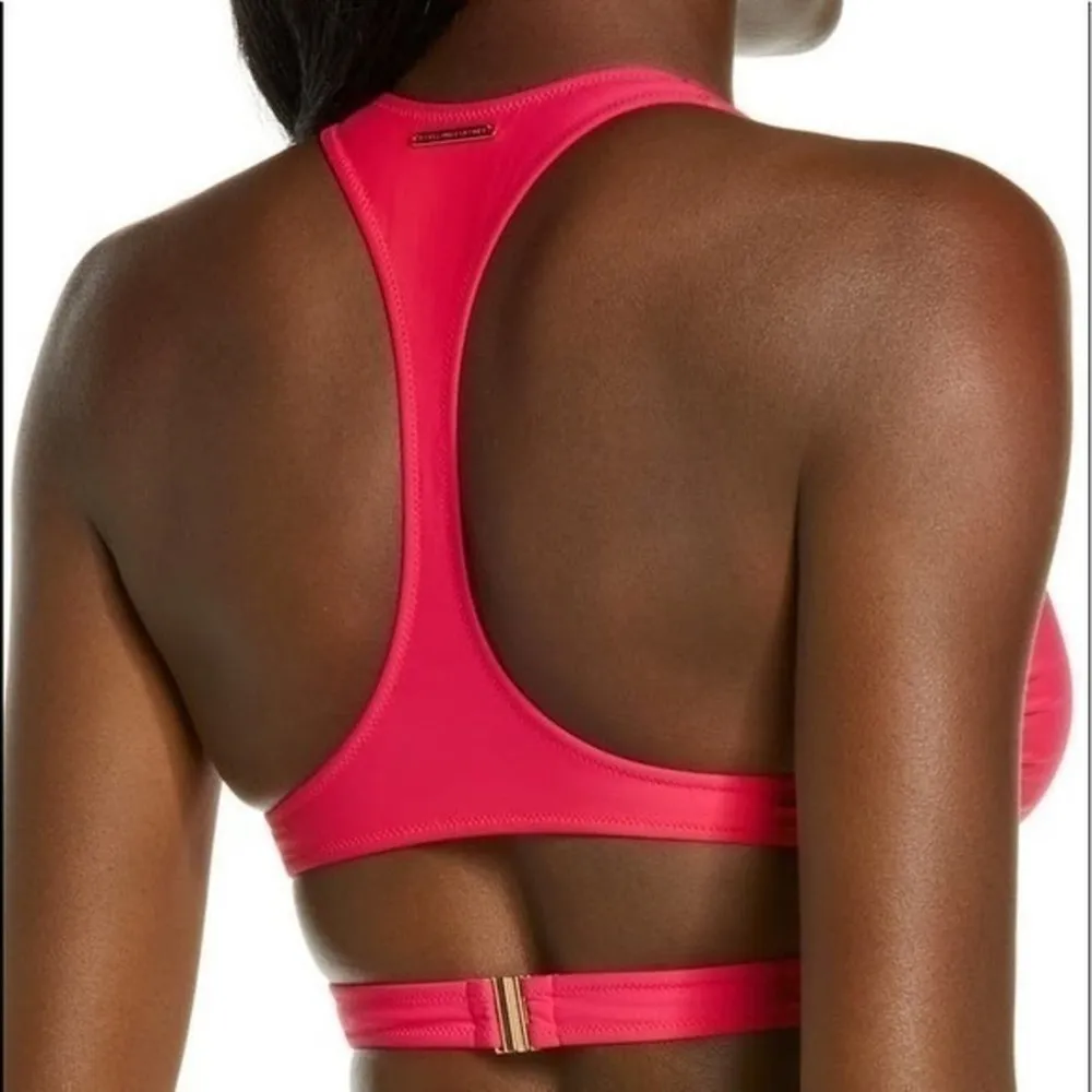 Stella McCartney Reggiseno Hot Pink Wrap Halter Top Size Medium NWT - Image 6