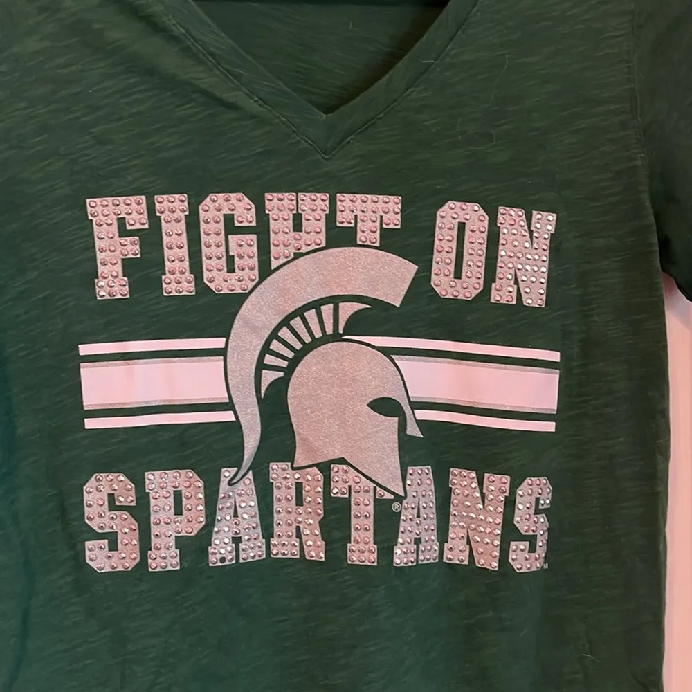 PINK Victoria's Secret Michigan State Graphic Tee - Image 2