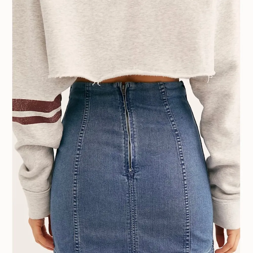 Free People Modern Femme Denim Mini Size 2 - Image 3