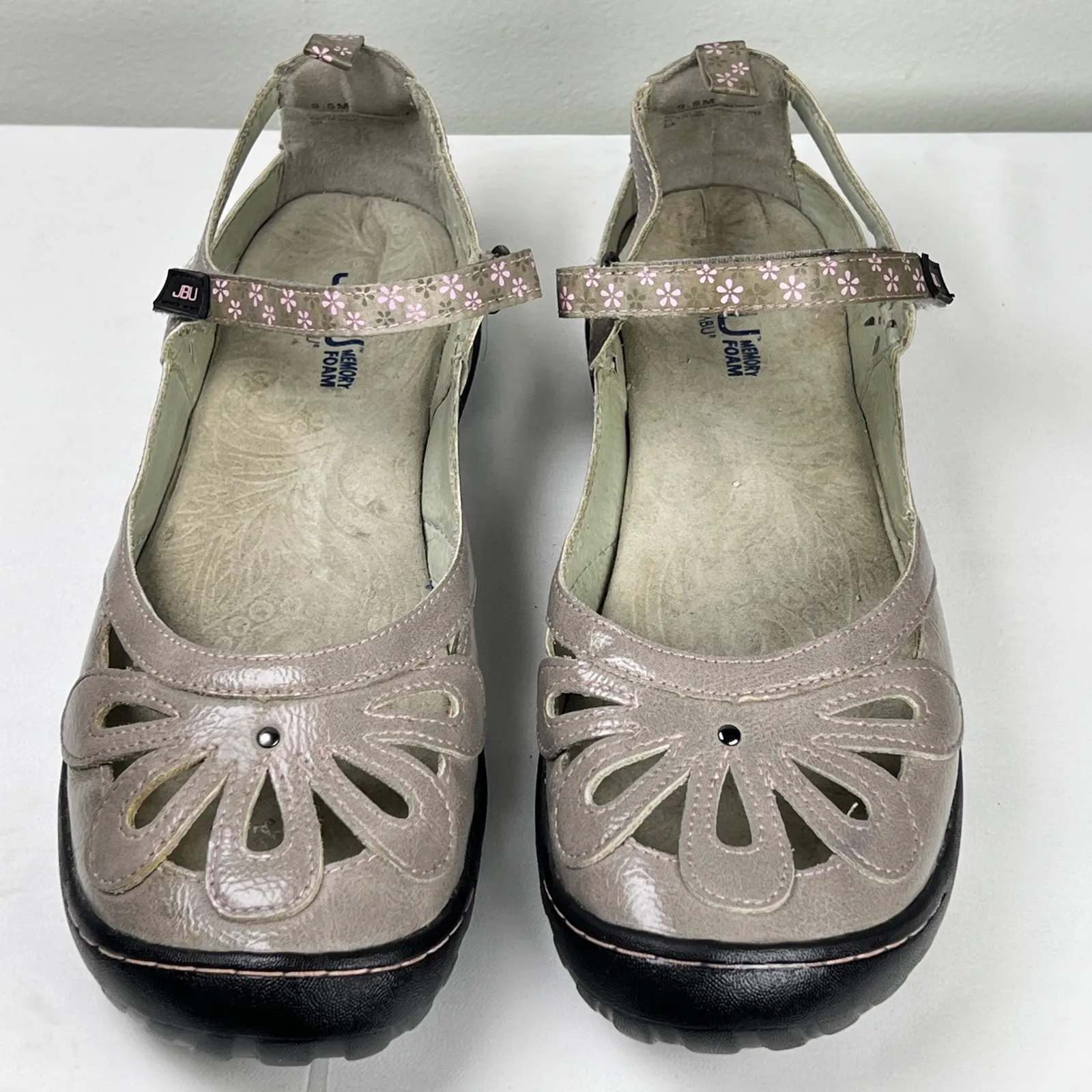 JBU by Jambu Wildflower Encore Mary Jane Comfort Flats Shoes Womens Size 9.5 M - Image 4