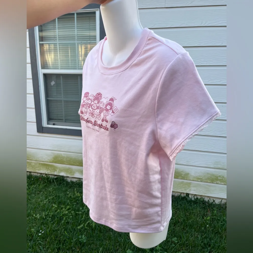 Strawberry Shortcake Pink Tee Size XL - Image 4