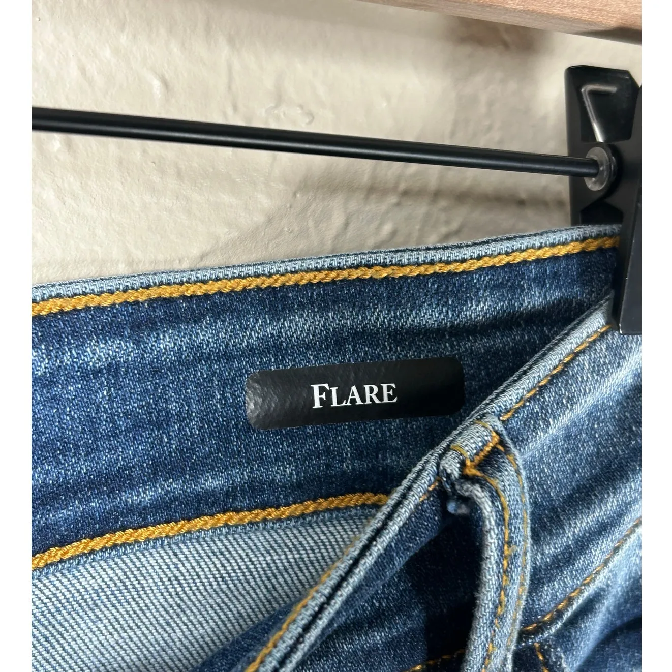 Judy Blue Flare Jeans Size 22 Button Fly Distressed Western Boho Denim Pants - Image 4