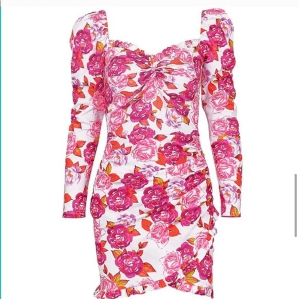 NEW Floral Handmade Sexy Multi Season Dress Med Small Stretchy Statement Sleeves Size undefined - Image 65