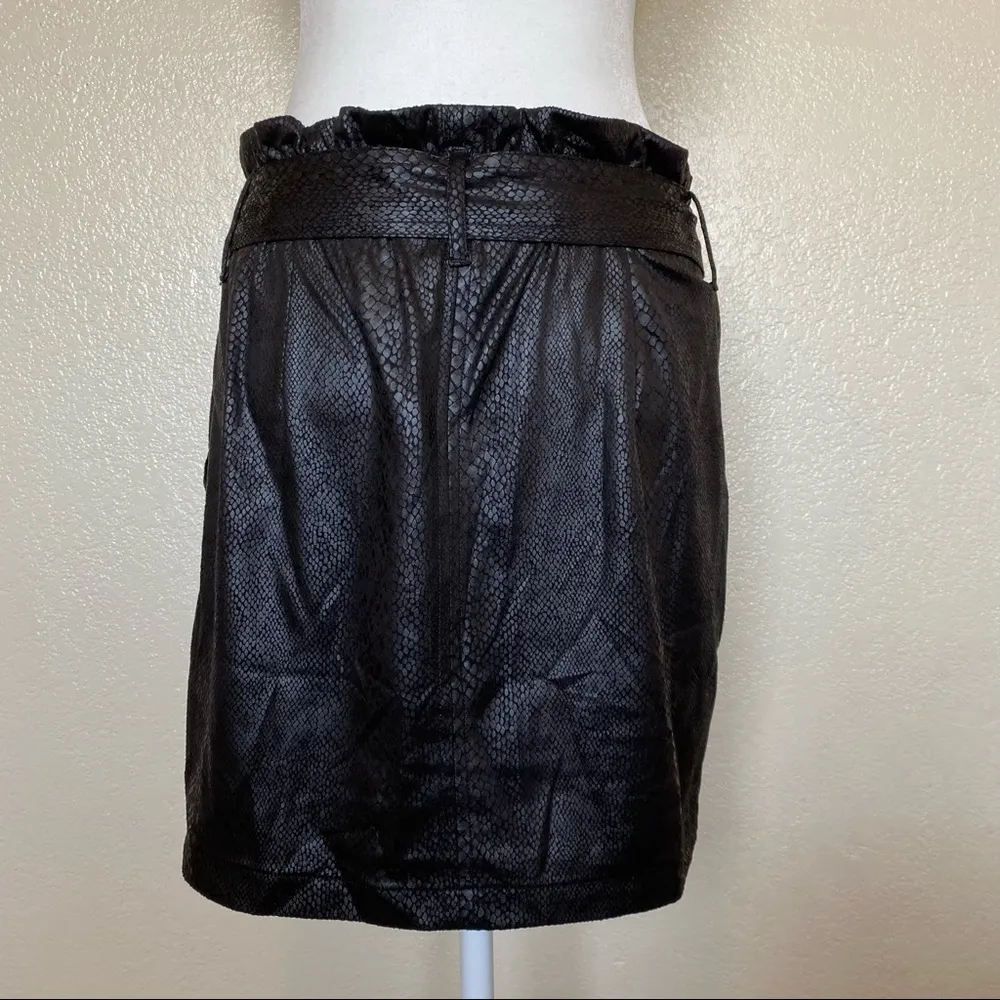 Rachel Roy Keni Snake Print Faux Leather Skirt - Image 6