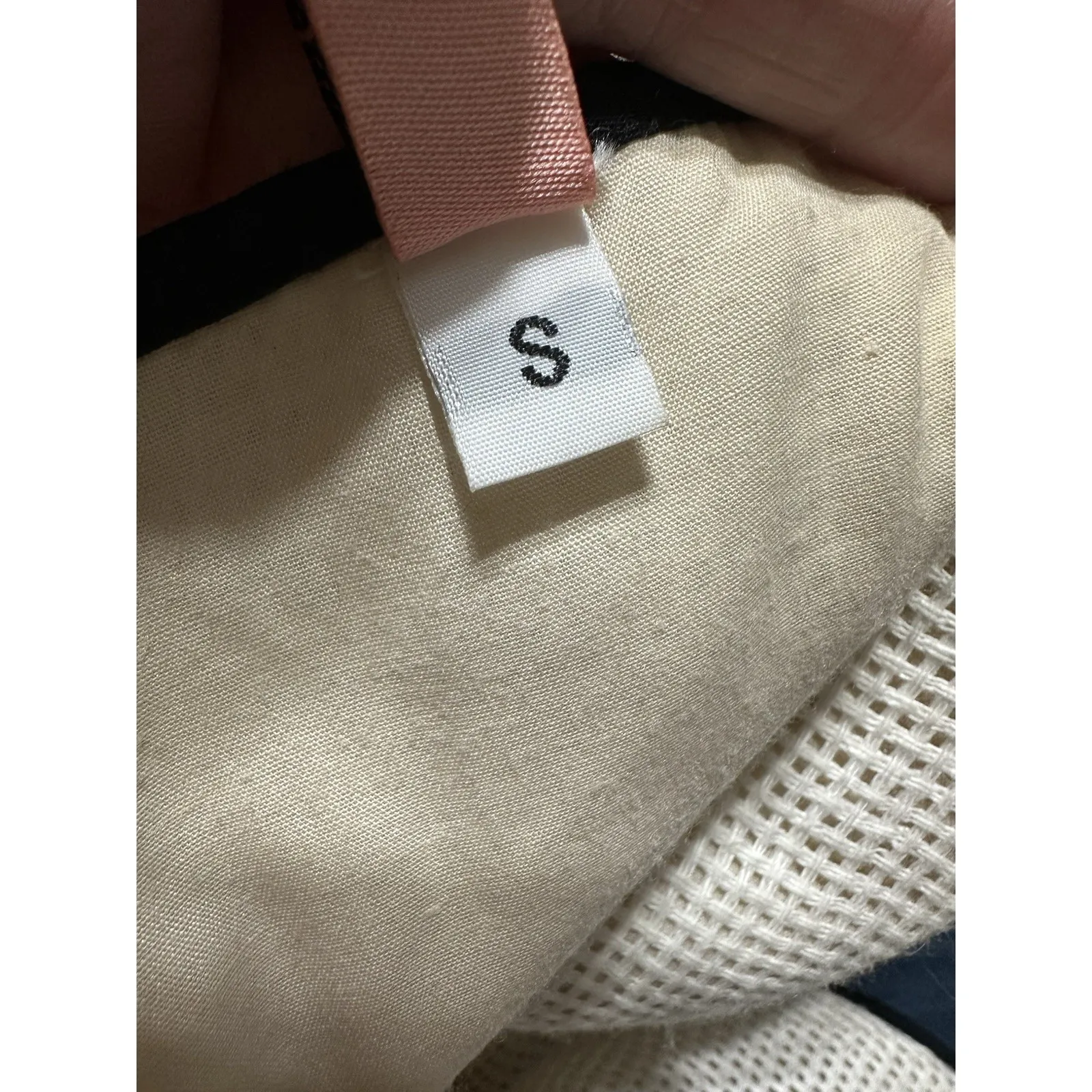 DELFINA BALDA Size S Tropical Leaf Dress Orange Waffle Knit Top Linen Resort USA - Image 6