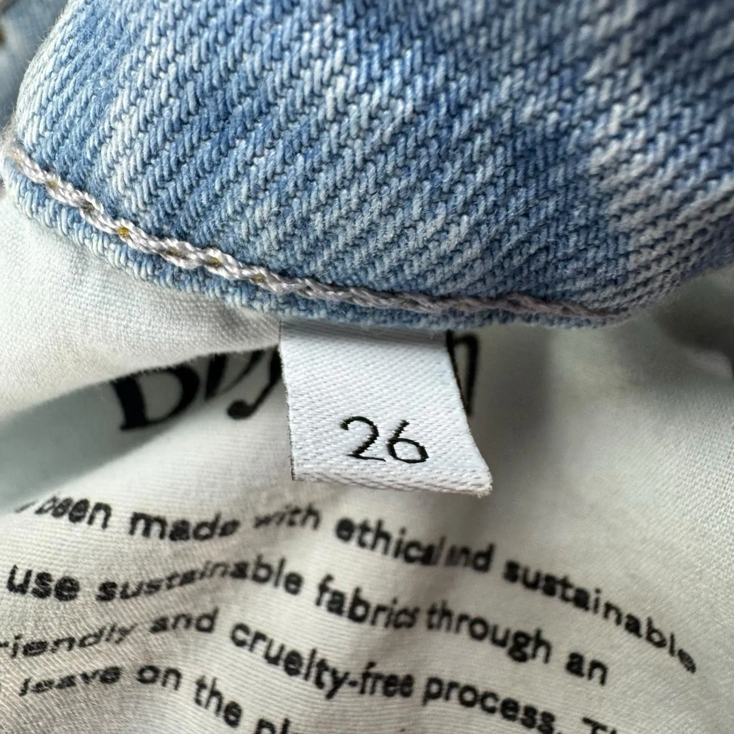 Boyish Ziggy Distressed Authentic Rigid Relaxed Straight Jean In I Am Love Sz 26 - Image 7