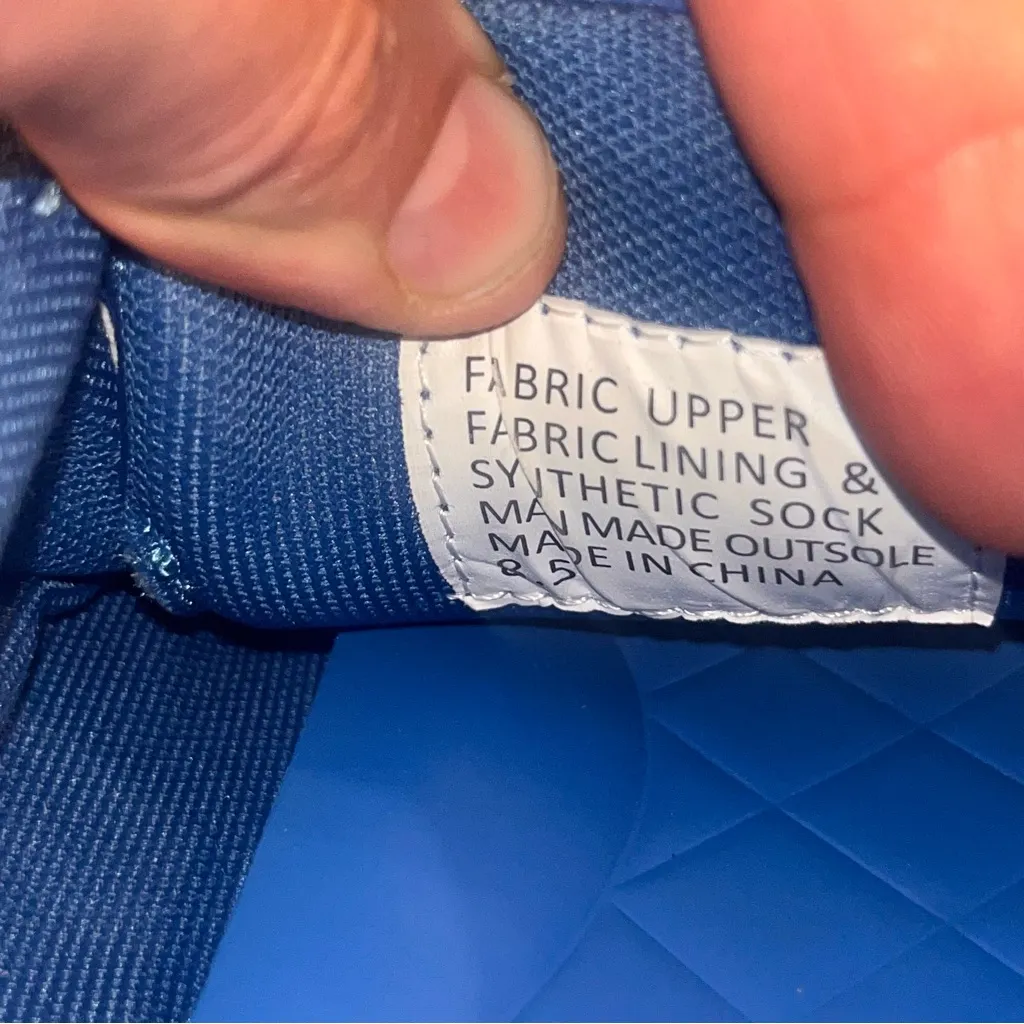 Birdies Roadrunner Sneaker Suede Shoes In Aquamarine Blue/Orange Woman’s 8.5 - Image 12