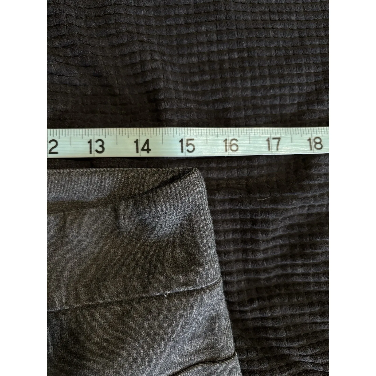 Hilary Radley Gray Skinny Pants Size M Mid Rise Elastic Waist Pull On Pockets - Image 5
