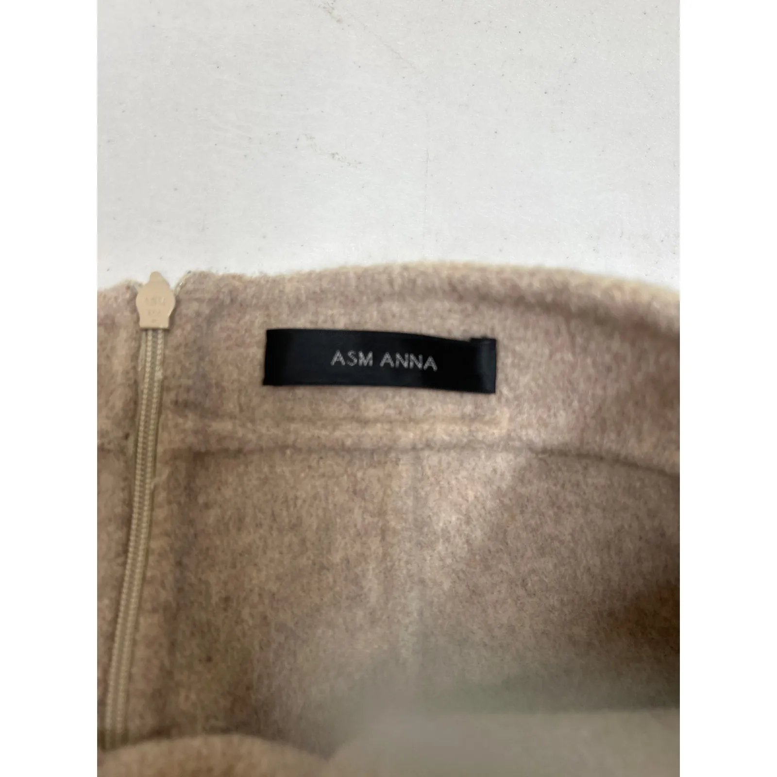 ASM ANNA 100% Wool Crop Plaid Pants in Size M Brown Size M - Image 3