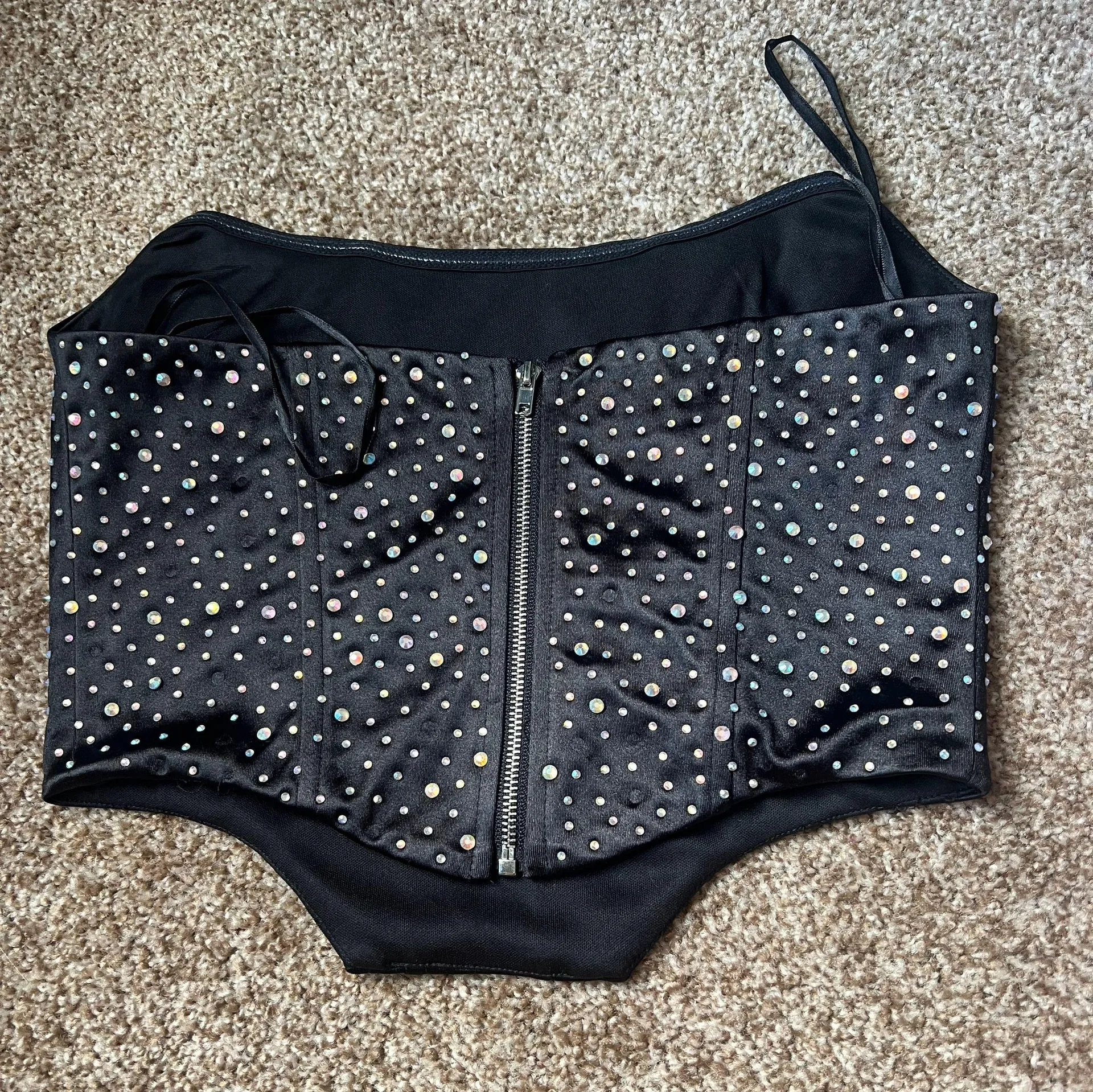 Beaded Corset Crop Top - Image 4