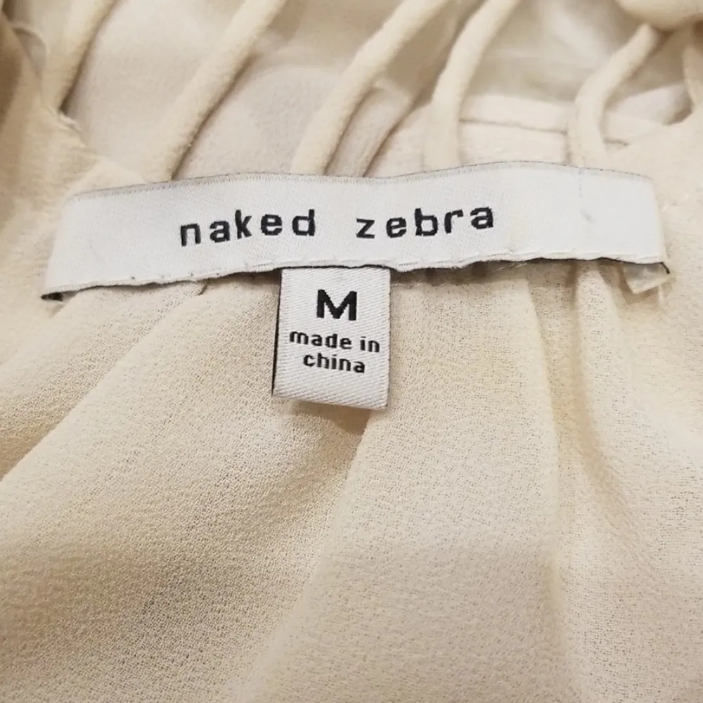 💕NAKED ZEBRA💕 Long Sleeve Peasant Boho Blouse - Image 6
