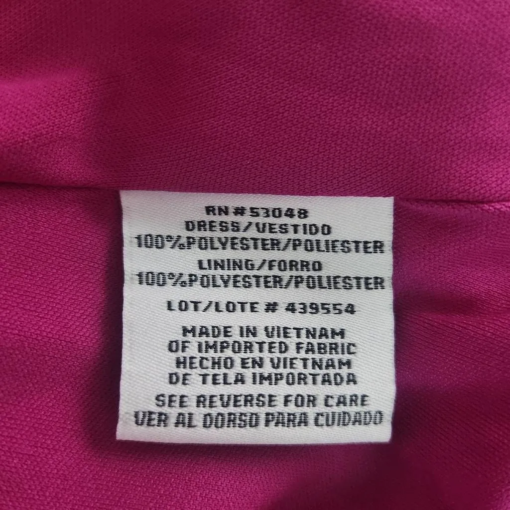 Morgan & Company Fuchsia Prom Dress with Strappy Back NWT Size 3 Magenta Prom Pink - Image 10