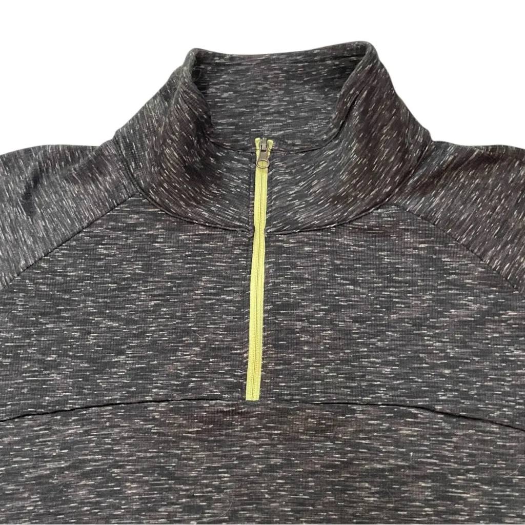 Columbia Quarter-Zip Heather Gray Long Sleeve Top - Image 7