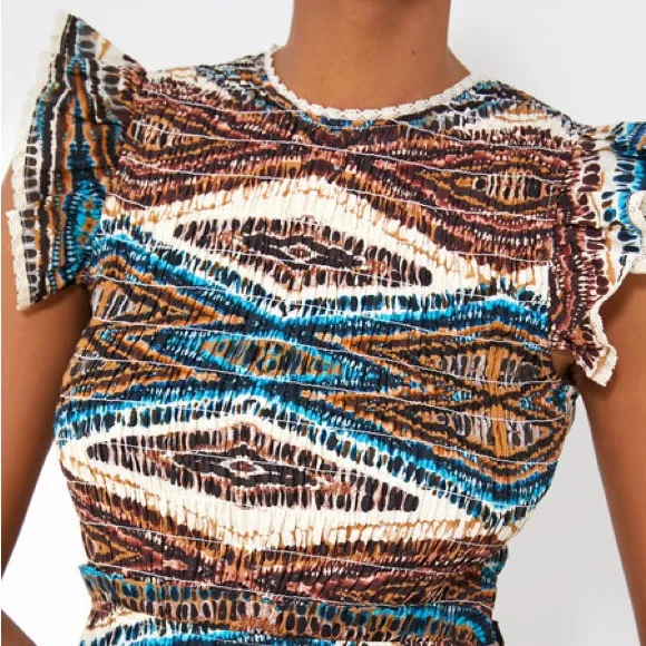 Hunter Bell Zig Zag Hayward Dress – Size Large NWT - Image 15