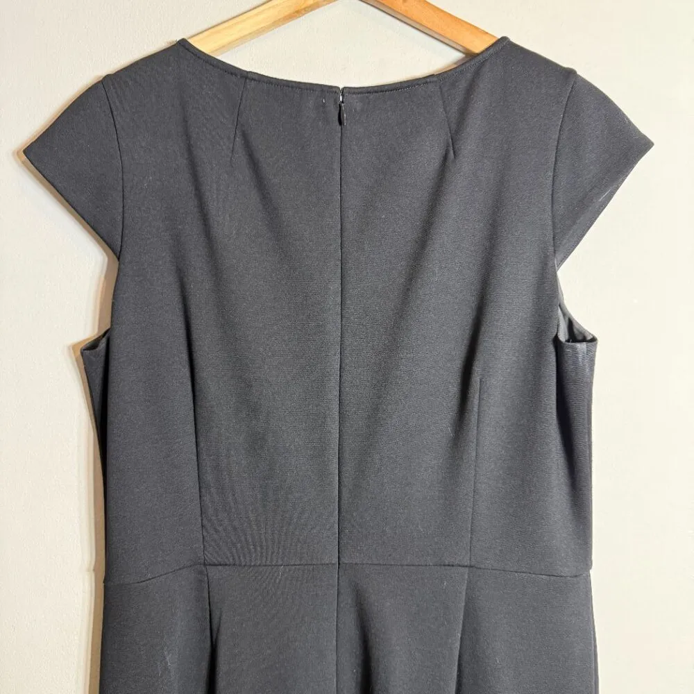 Pendleton Sheath Pencil Knee Length Dress Women's 14 Black Career Professional - Image 8