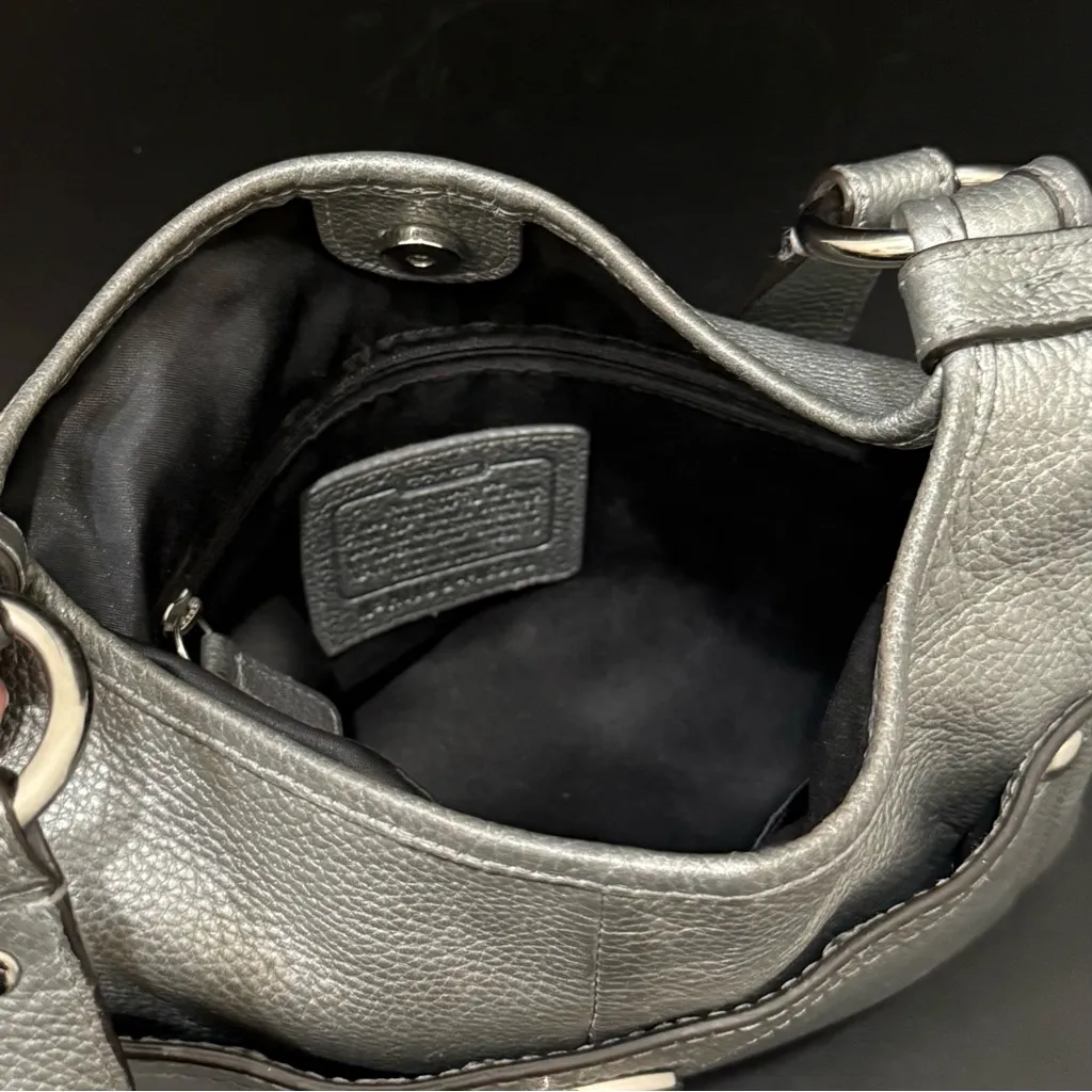 COACH 16533 Penelope Silver Gray Swing pack Crossbody Bag - Image 6