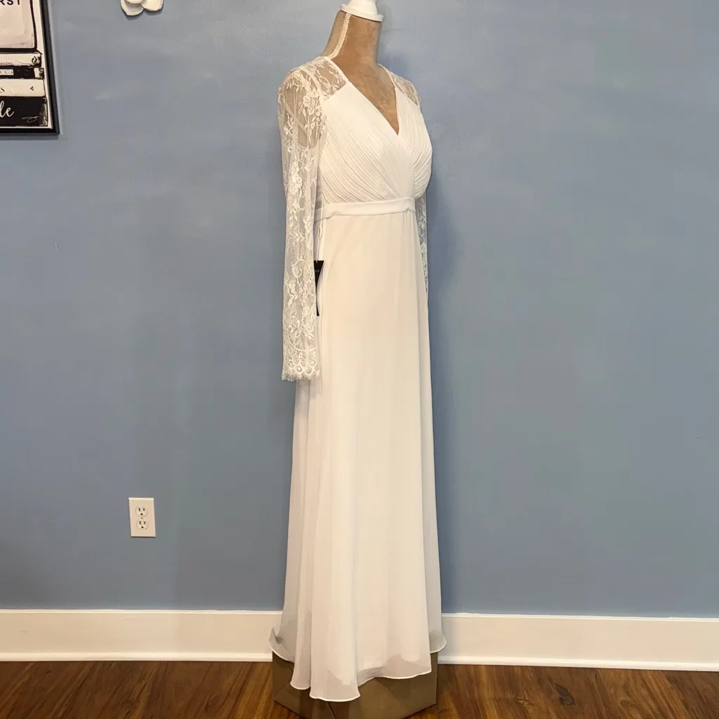 Ever Pretty Elegant White Wedding Dress Size 4 - Image 5
