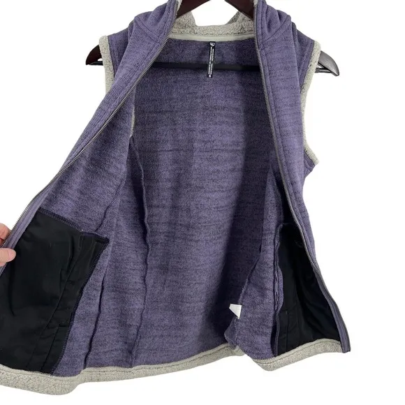 Kuhl Puffer Vest Purple Alaska Full Zip Hooded Jacket Women Size‎ Small - Image 2