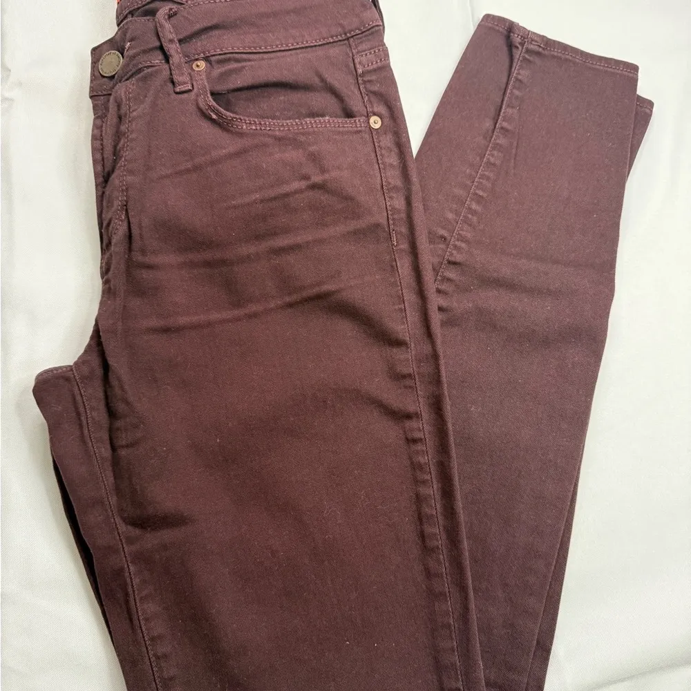Articles Of Society Burgundy Skinny Jeans - Image 3