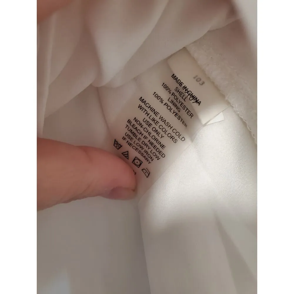 Vince Camuto White Off Shoulder Summer Heat Top Blouse.a25 - Image 4