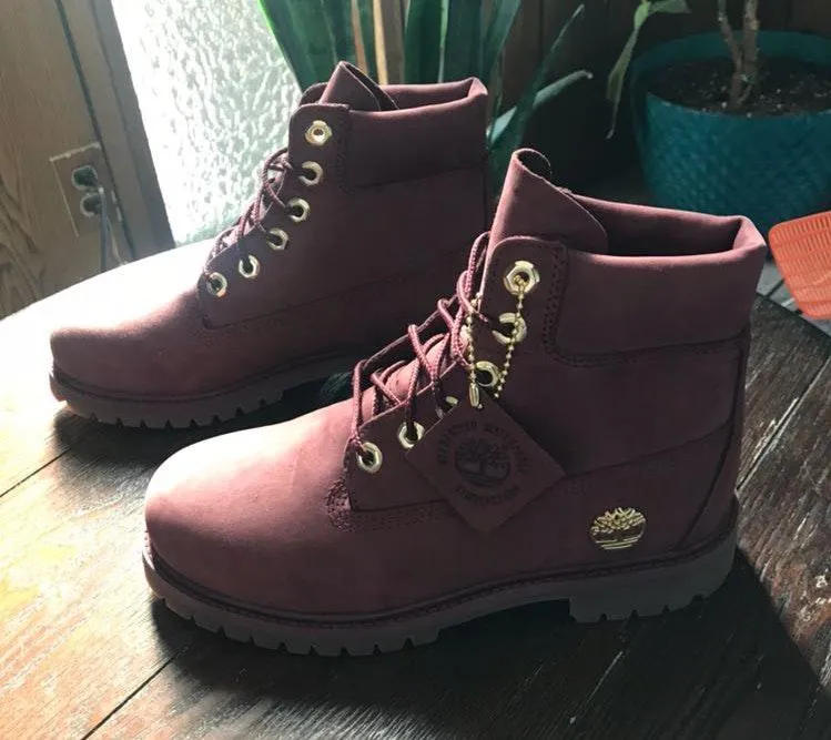 Timberland Maroon  Boots - Image 3