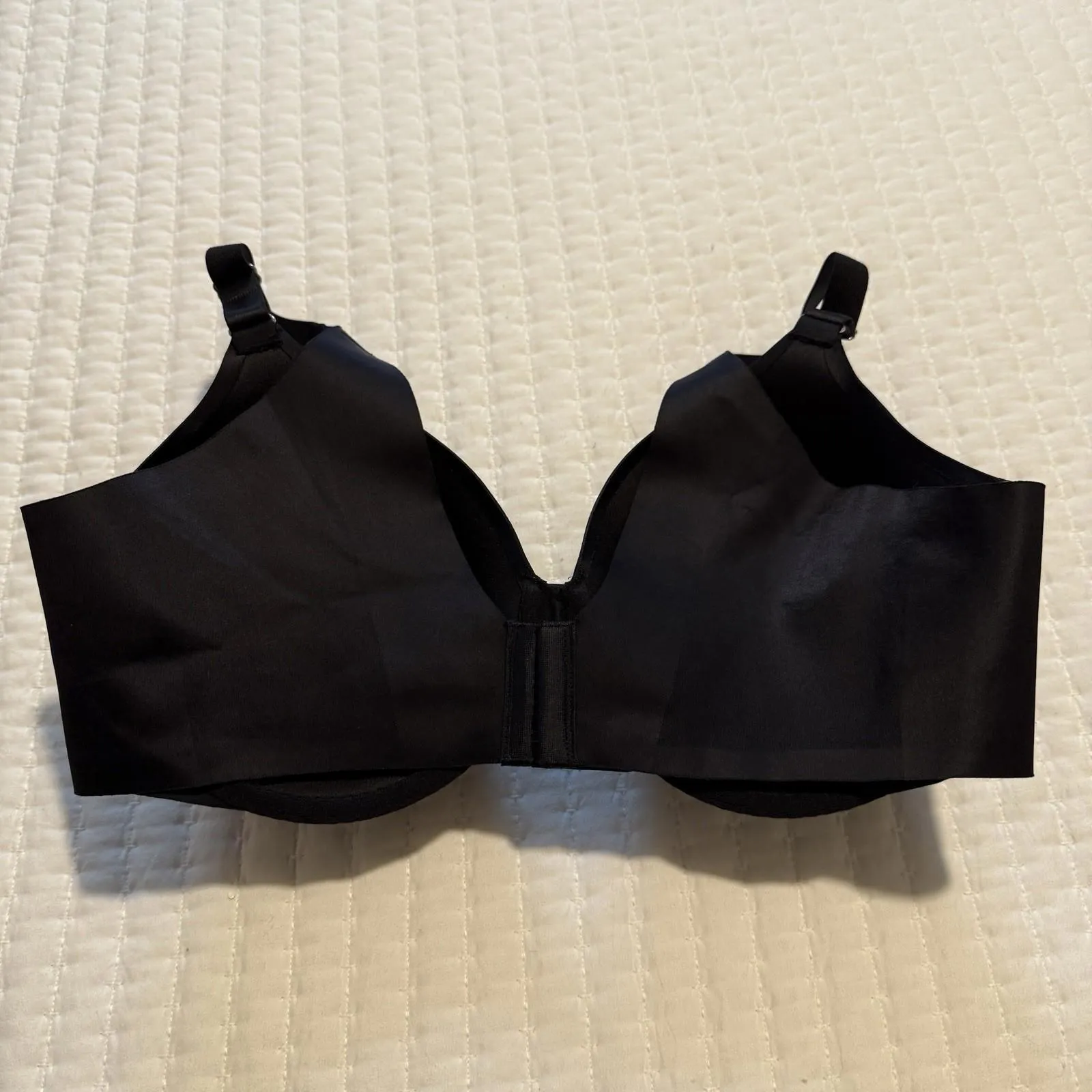 Soma Vanishing Back Full Coverage Lined Bra 40DD Underwire Black Size undefined - Image 6