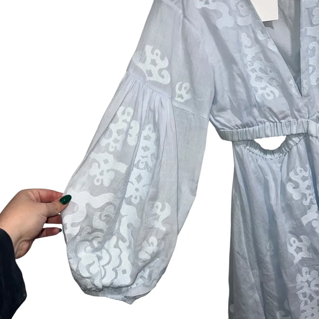 NEW NWT A.L.C. Irene Cutout Dress In Ice Water Blue - Image 12