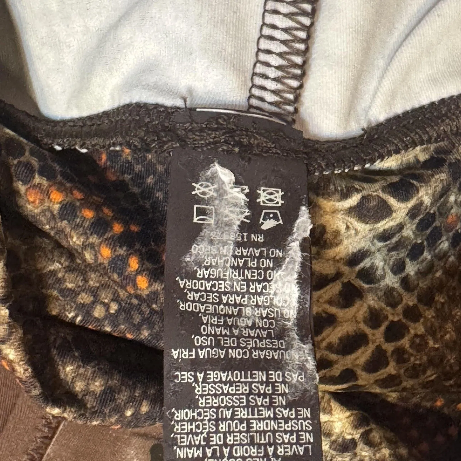 Skims coverup Skirt Womens Small Brown Snake Print Wrap High Waist Midi Stretch - Image 9