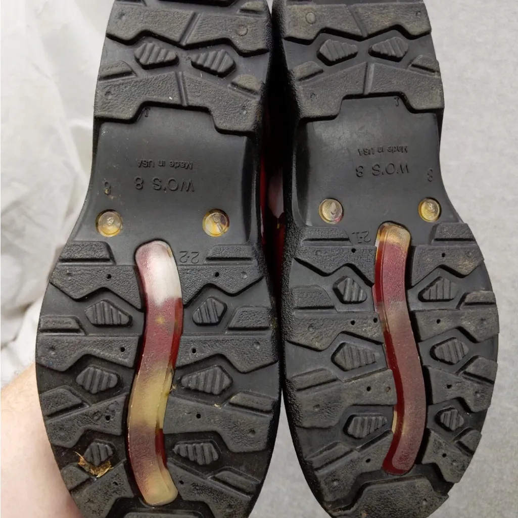 Sloggers Women's Red Chicken Print Ankle Boots Sz 8M Waterproof Gardening - Image 5