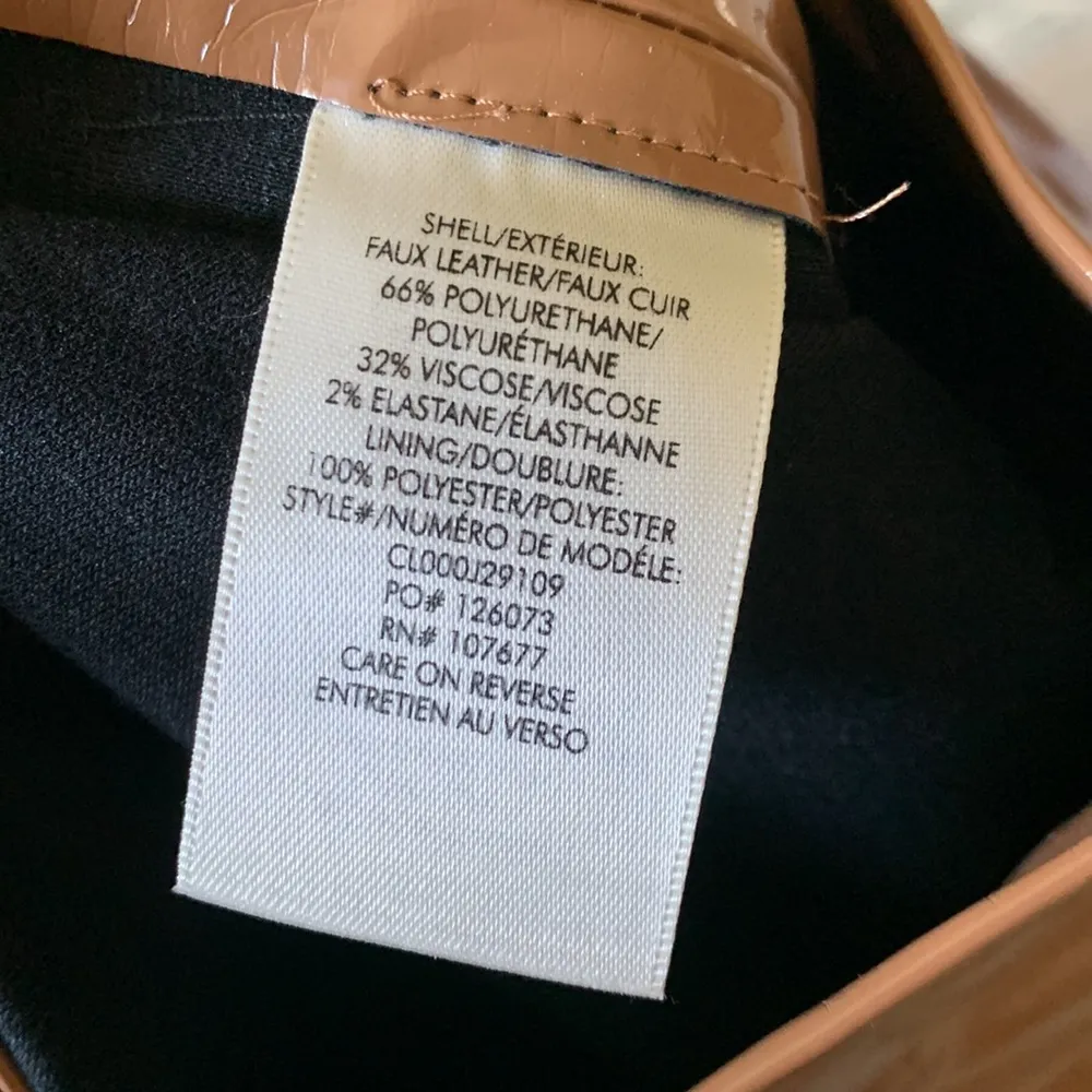 classics camel vinyl pants - Image 7