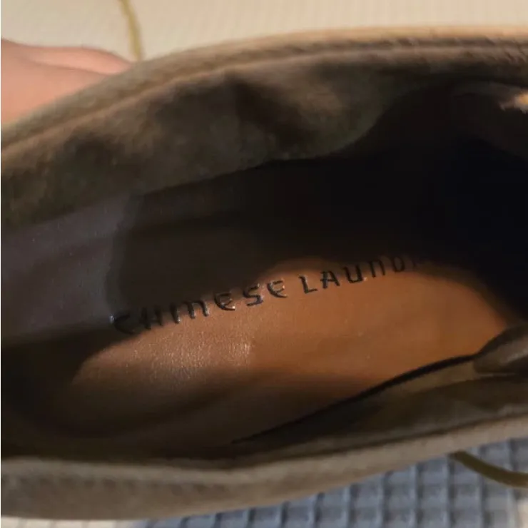 Chinese Laundry Tan Suede Boots - Image 11