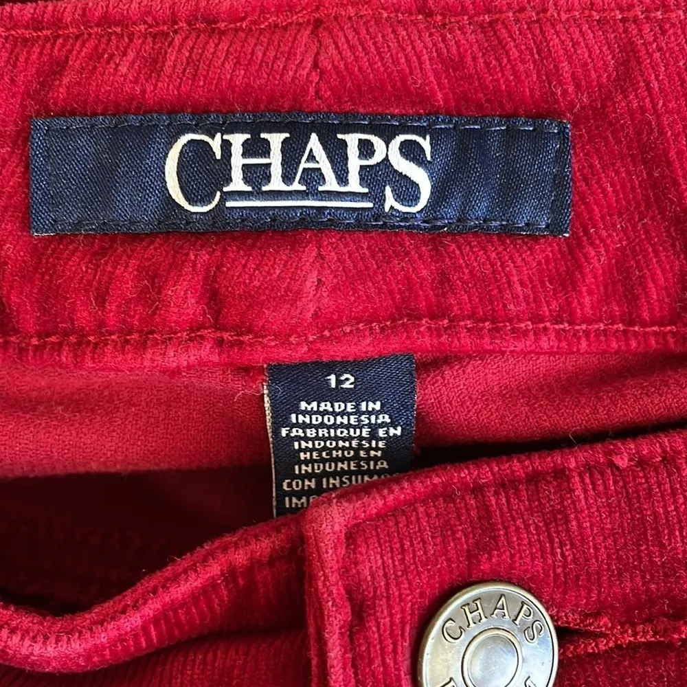 Chaps Red Corduroys - Image 4