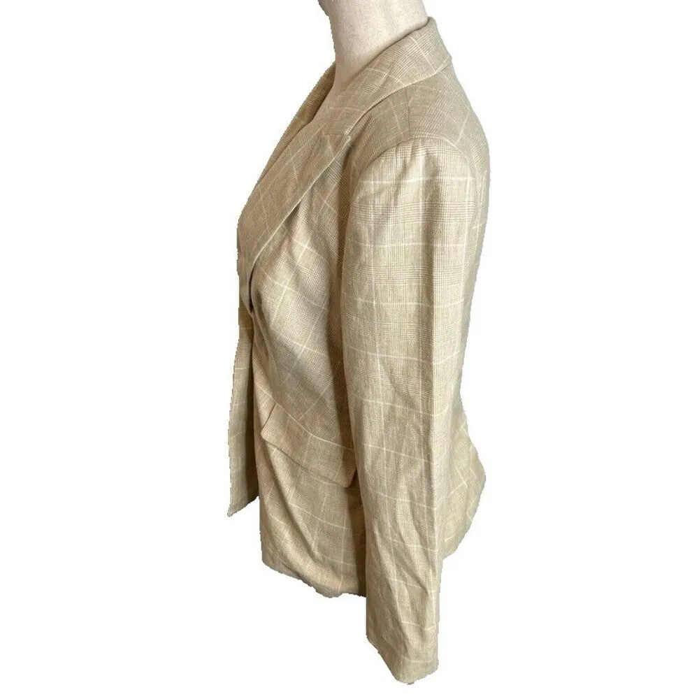 Madewell $178 Womens The Slim Blazer in Glen Plaid Size 0 NQ329 - Image 6