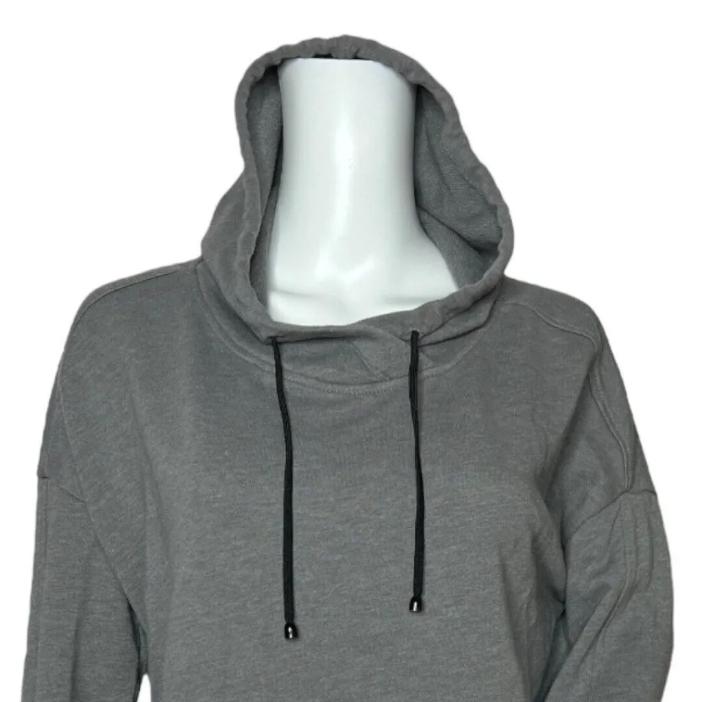 Fabletics Demi Lovato Sweatshirt Women Large Gray Melissa Crop Hoodie Athleisure - Image 4