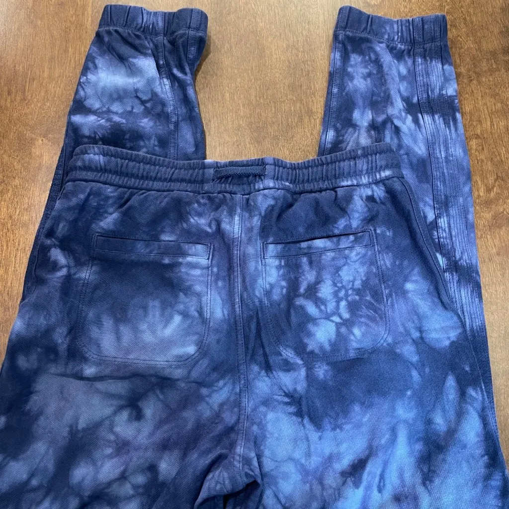 Athleta Farallon Jogger‎ Women's Size XS Tie Dye Print Blue Semi Fitted Cotton - Image 7