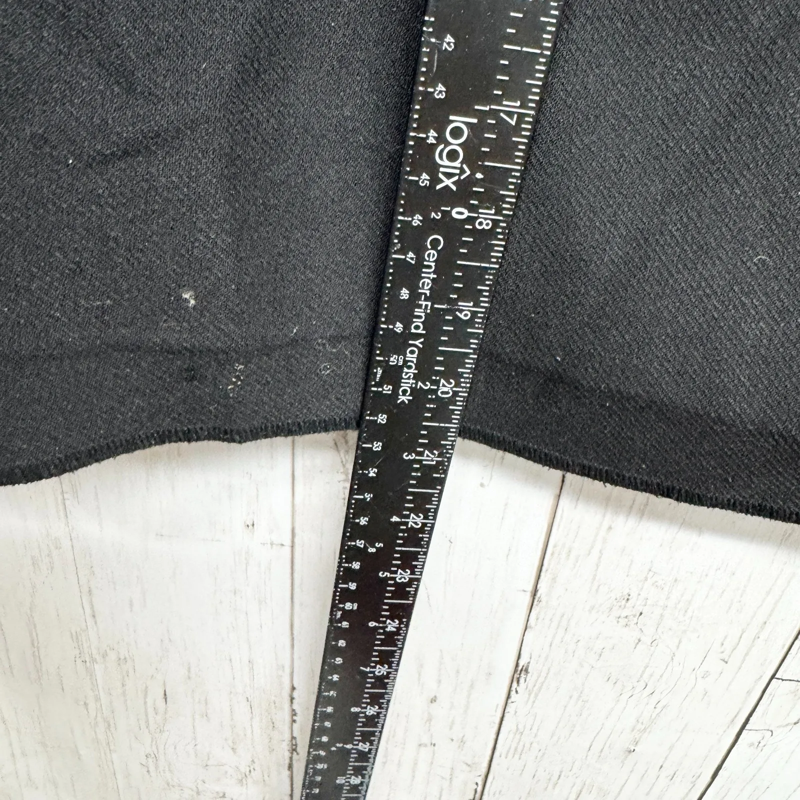 H&M Skirt Women Size 6 Black Gold Button Pleat Front Midi Zip Button Back Preppy - Image 7